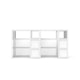 Hustle Space for 4, Private, White Beams with Clear Glass + White Glass,White,hi-res