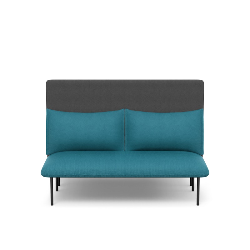 Teal + Dark Gray QT Adaptable Back to Back Lounge Sofa,Teal,hi-res image number 2