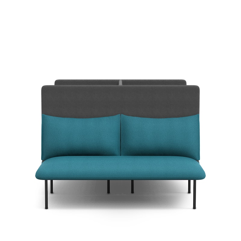 Teal + Dark Gray QT Adaptable Focus Lounge Sofa,Teal,hi-res image number 3.0