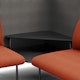 Brick + Dark Gray QT Adaptable Collab Lounge Sofa,Brick,hi-res