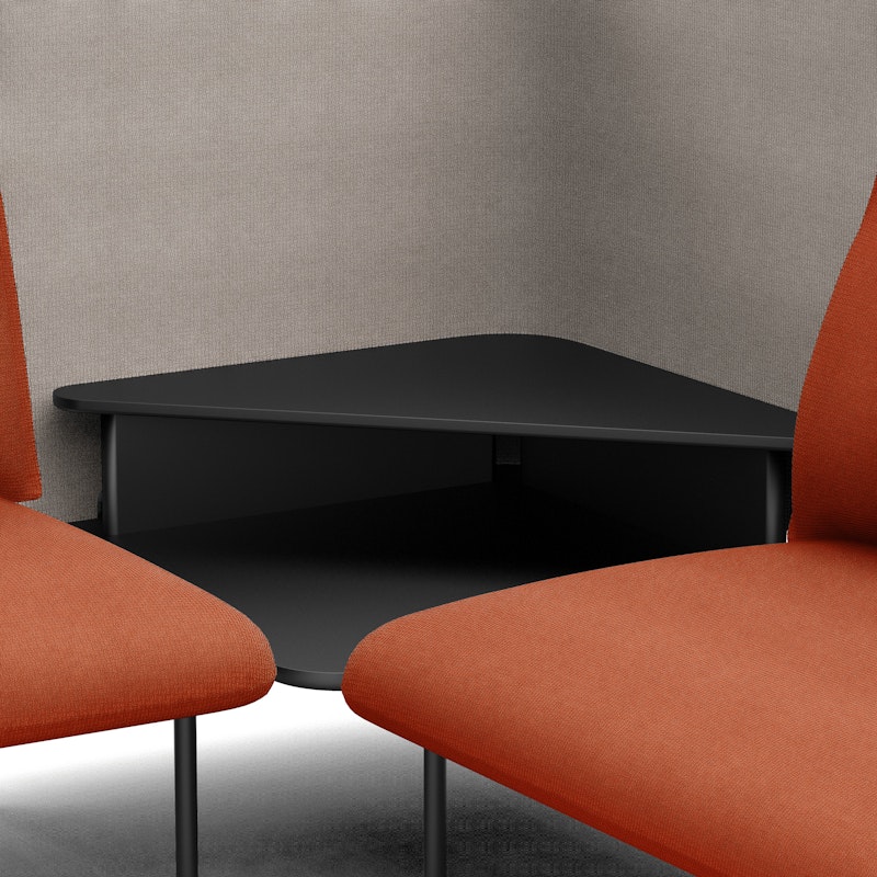 Brick + Gray QT Adaptable Collab Lounge Sofa,Brick,hi-res image number 5