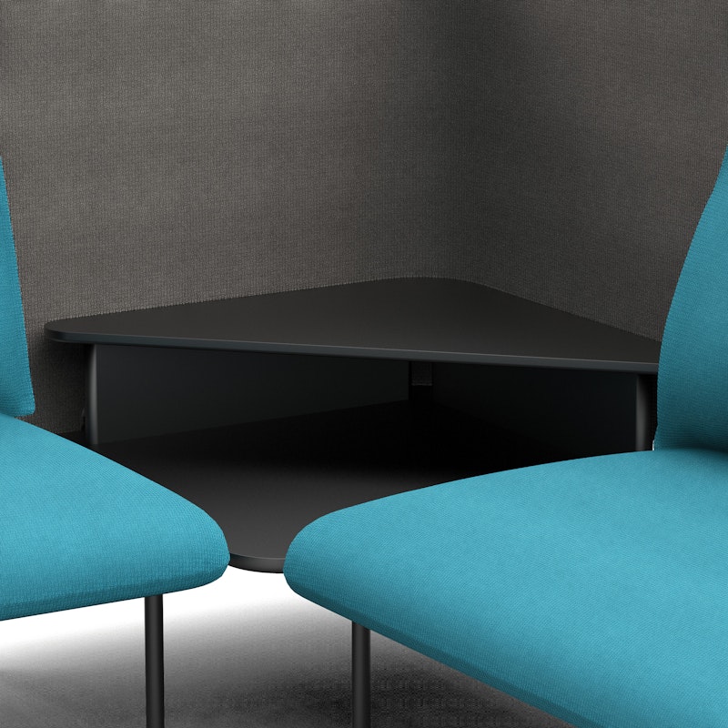 Teal + Dark Gray QT Adaptable Corner Lounge Sofa,Teal,hi-res image number 4.0