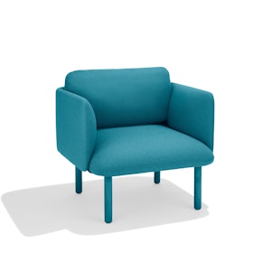 Teal QT Low Lounge Chair
