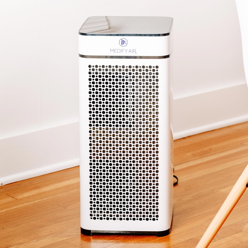 White Large MA-40 Floor Unit HEPA Air Purifier,White,hi-res image number 3