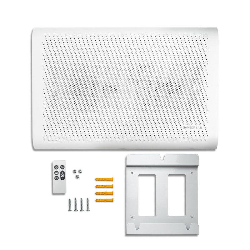 White MA-35 Wall-Mounted HEPA Air Purifier,White,hi-res image number 5.0