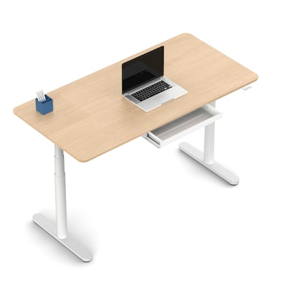 White Raise Pencil Drawer,White,hi-res