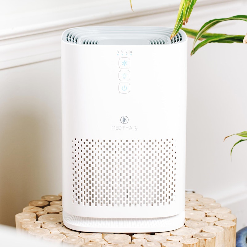 White Small MA-14 Desktop Unit HEPA Air Purifier,White,hi-res image number 3