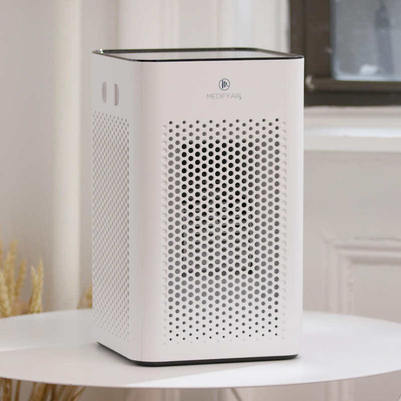White Small MA-25 Floor Unit HEPA Air Purifier,White,hi-res image number 2.0