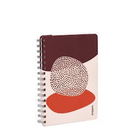 Blush Elements Medium Spiral Notebook,Blush,hi-res