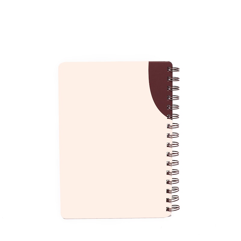 Blush Elements Medium Spiral Notebook,Blush,hi-res image number 2.0