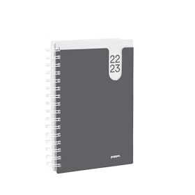 Dark Gray Medium 18-Month Pocket Book Planner, 2022-2023