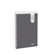 Dark Gray Medium 18-Month Pocket Book Planner, 2022-2023,Dark Gray,hi-res