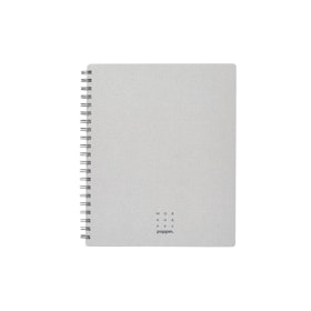 Light Gray Work Happy 1-Subject Spiral Notebook