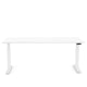 Series L Adjustable Height Single Desk, White, 72", White Legs,White,hi-res
