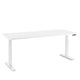 Series L Adjustable Height Single Desk, White, 72", White Legs,White,hi-res
