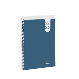 Slate Blue Medium 18-Month Pocket Book Planner, 2022-2023