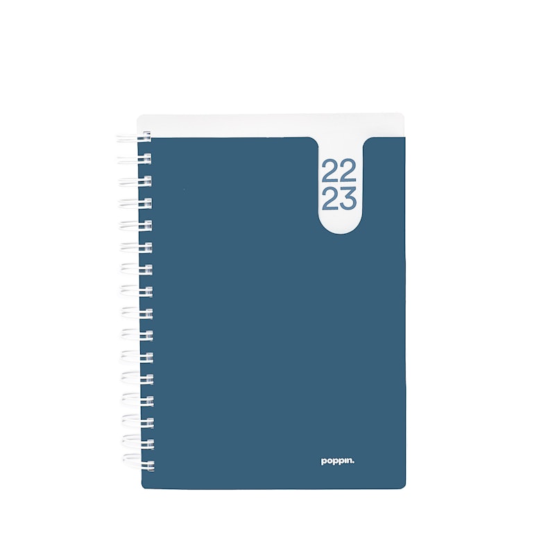 Slate Blue Medium 18-Month Pocket Book Planner, 2022-2023,Slate Blue,hi-res image number 1.0