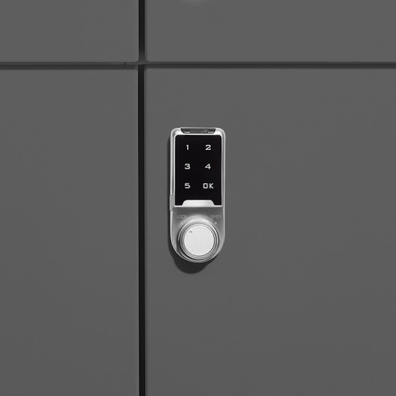 Charcoal Stash Digital 4-Door Locker,Charcoal,hi-res image number 4