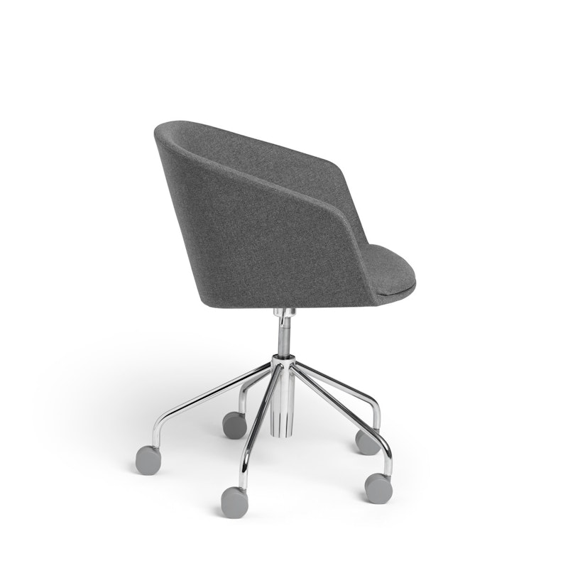 Dark Gray Pitch Meeting Chair, Modern Office Furniture