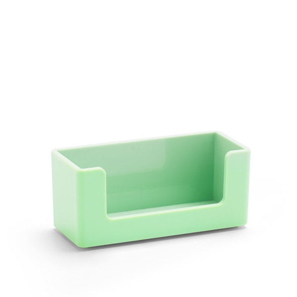 Mint Business Card Holder Desk Accessories Poppin