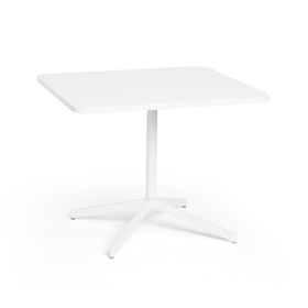 White Touchpoint Meeting Table, 36", White Legs
