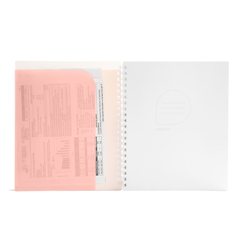 Blush 1-Subject Pocket Spiral Notebook,Blush,hi-res image number 2.0