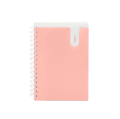 Blush Medium Pocket Spiral Notebook,Blush,hi-res