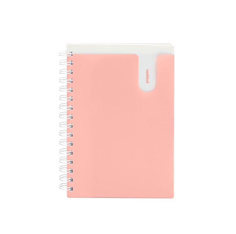 Blush Medium Pocket Spiral Notebook,Blush,hi-res image number 1.0