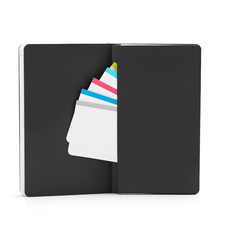 Custom Black Medium Soft Cover Notebook,Black,hi-res image number 3.0