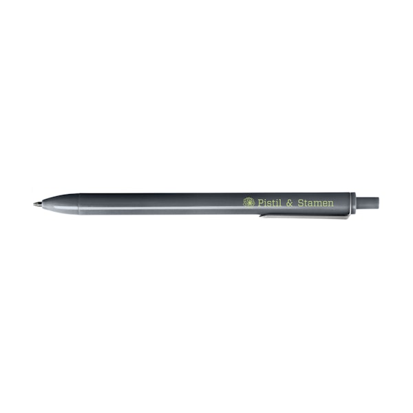 Custom Dark Gray Retractable Gel Luxe Pen with Black Ink,Dark Gray,hi-res