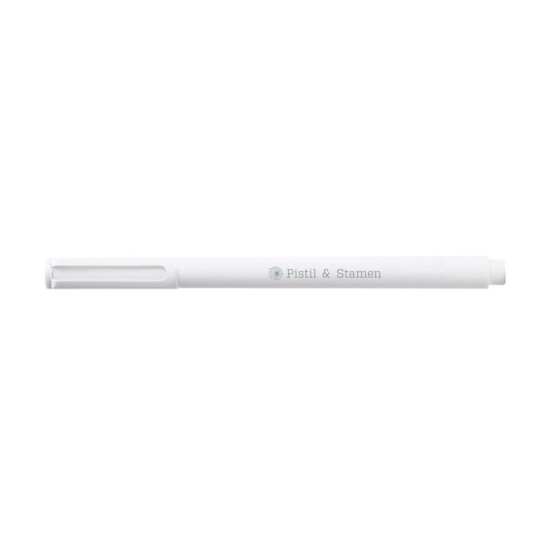 Custom White Signature Ballpoint Pen with Black Ink,White,hi-res image number 0.0