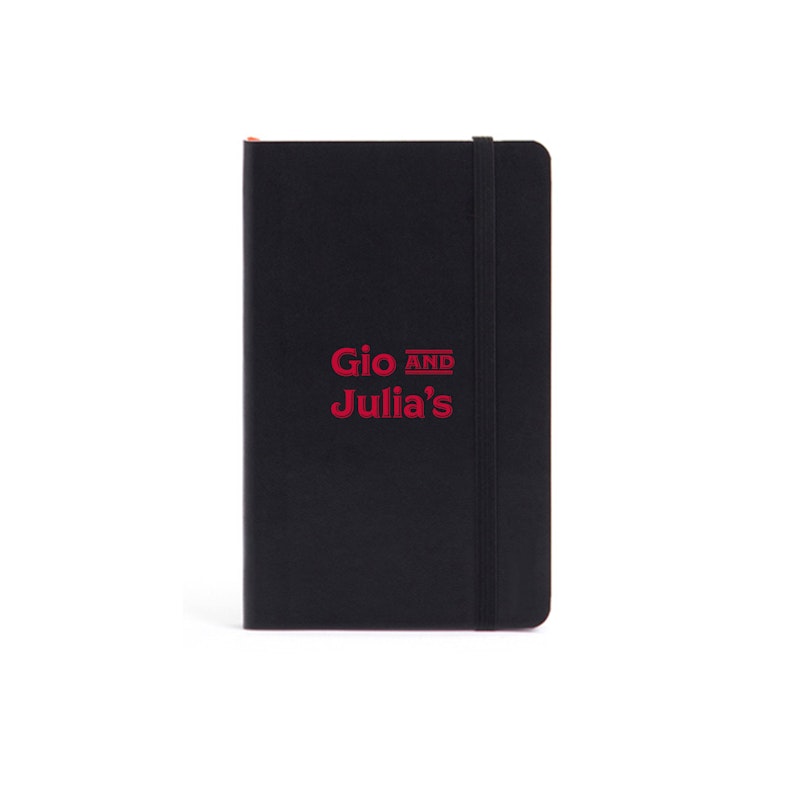 Custom Black Small Soft Cover Notebook,Black,hi-res image number 0.0