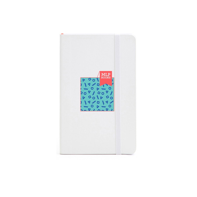 Custom White Small Soft Cover Notebook,White,hi-res image number 0.0
