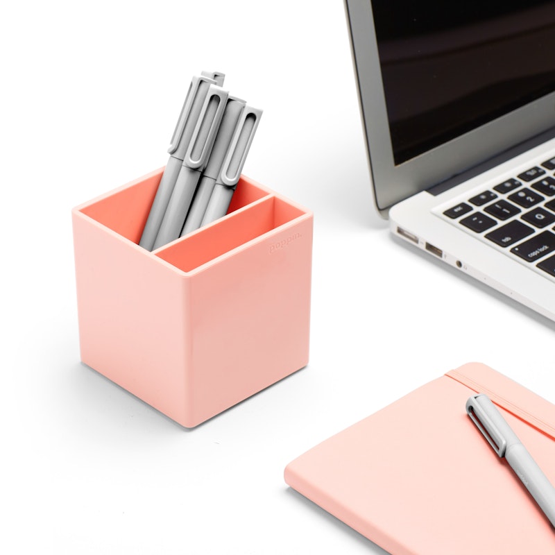Blush Pen Cup, Desktop Accessories & Organization