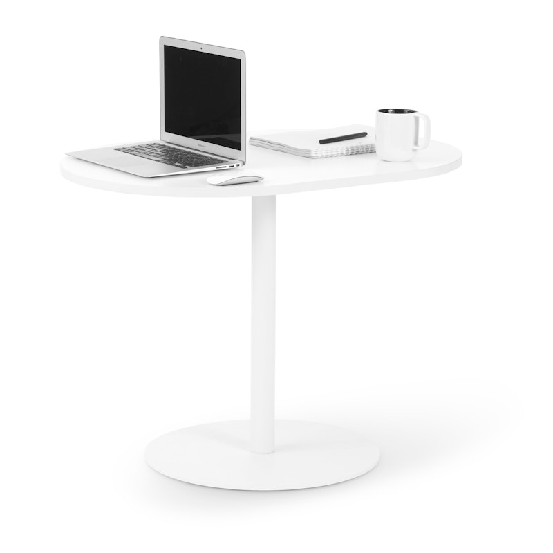White Tucker Lounge Table, 25"h,,hi-res image number 2