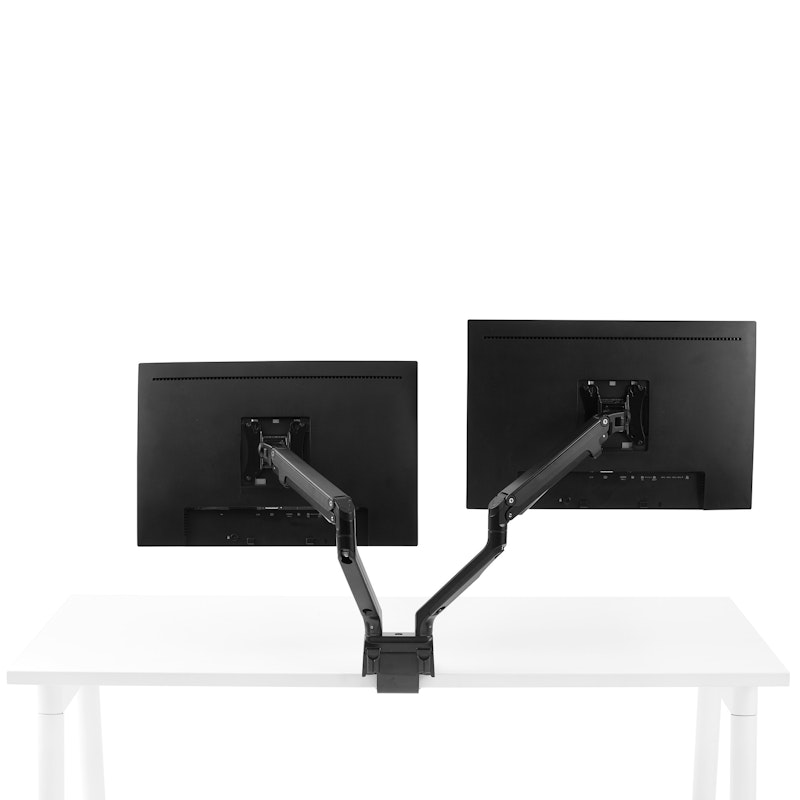 Black Swing Double Monitor Arm,Black,hi-res image number 2