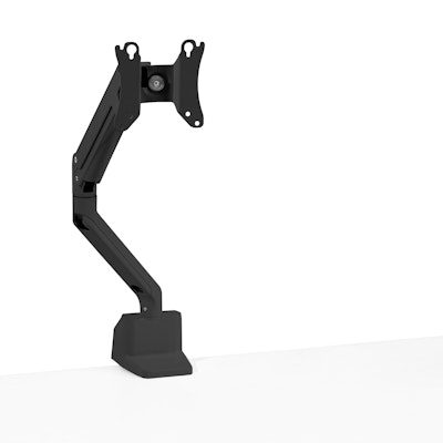 Black Swing Single Monitor Arm