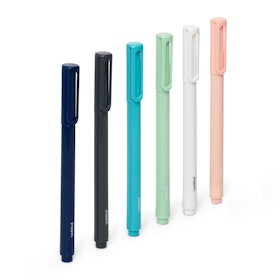 Modern Assorted Signature Ballpoint Pens, Set of 6,,hi-res