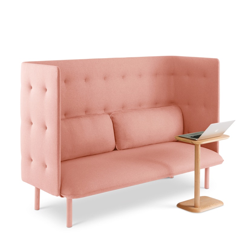 Blush QT Privacy Lounge Sofa,Blush,hi-res image number 3