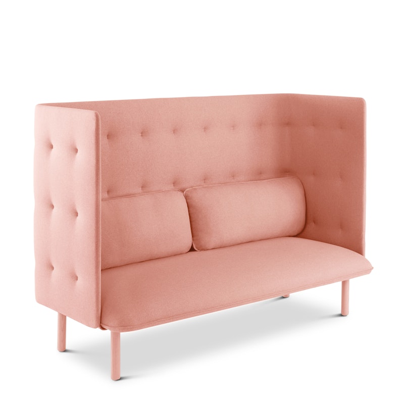 Blush QT Privacy Lounge Sofa,Blush,hi-res image number 1