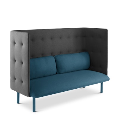 Dark Blue + Dark Gray QT Privacy Lounge Sofa