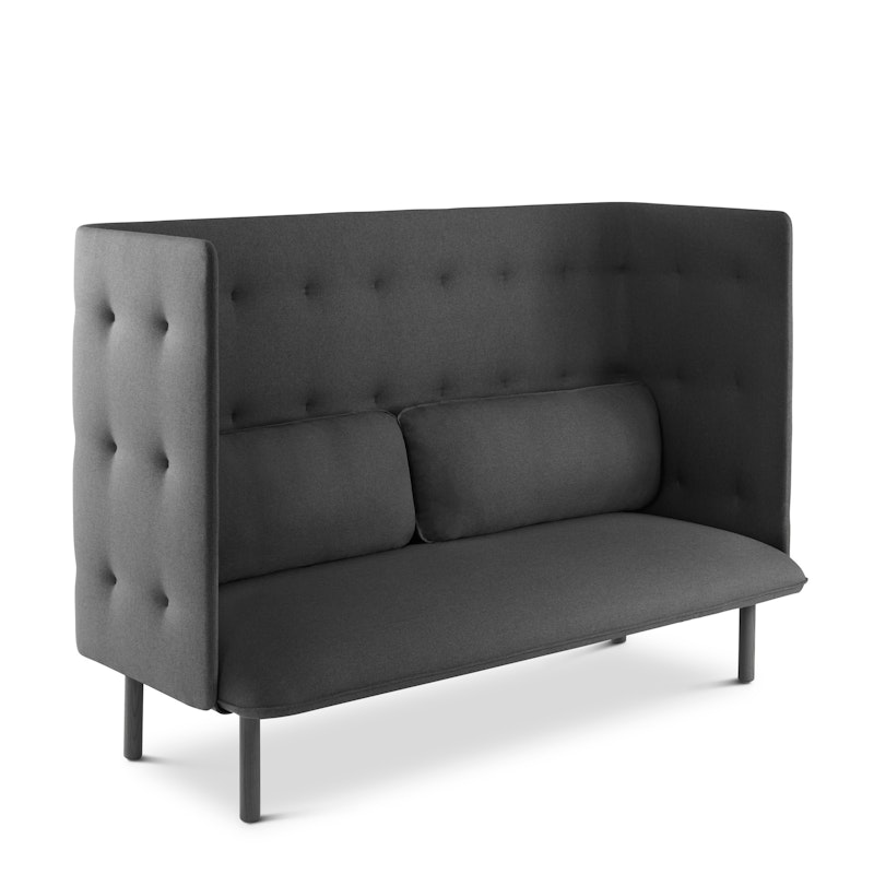 Dark Gray QT Privacy Lounge Sofa,Dark Gray,hi-res image number 0.0