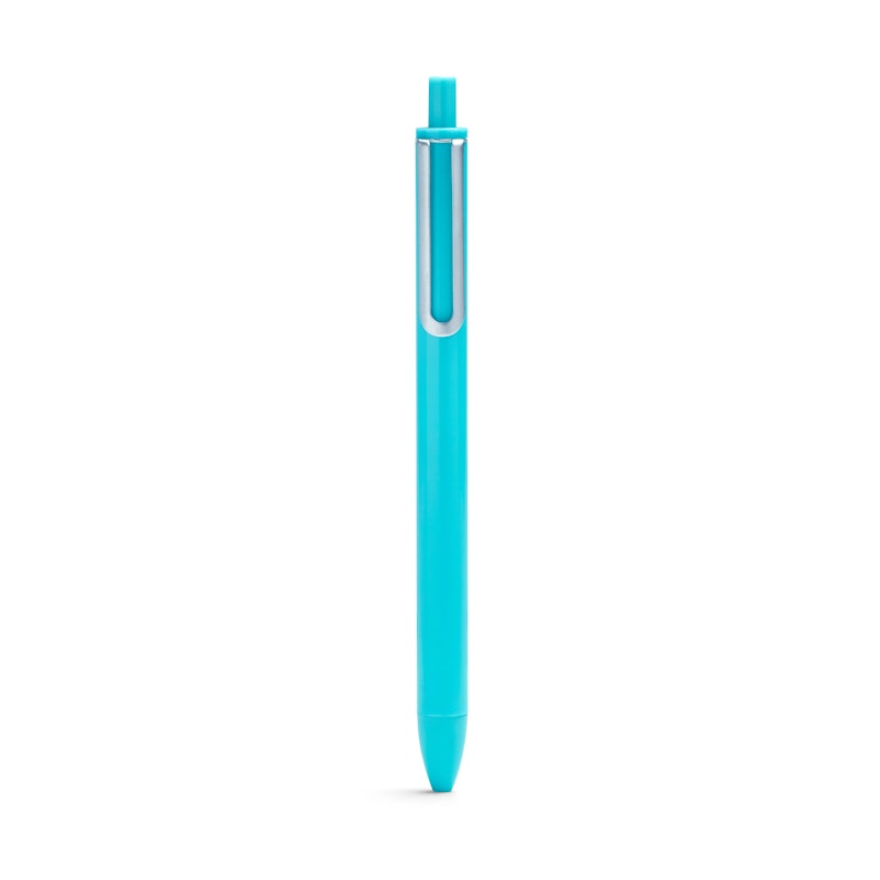 Aqua Retractable Gel Luxe Pens w/ Blue Ink, Set of 6,Aqua,hi-res image number 4