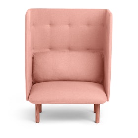Gray + Blush QT Privacy Lounge Chair