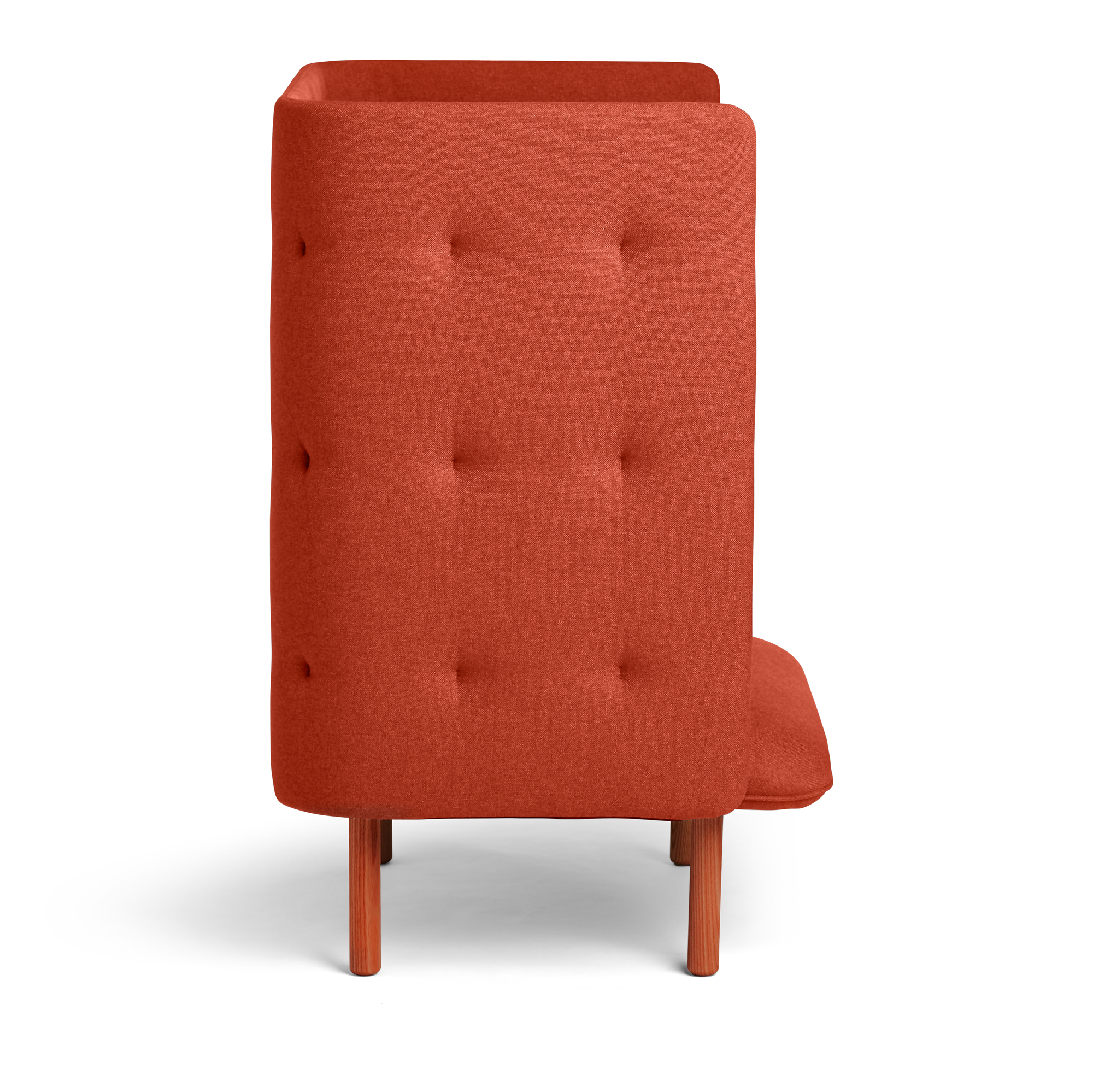 Brick QT Privacy Lounge Chair Privacy Lounge Seating Poppin