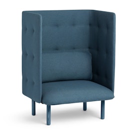 Dark Blue QT Privacy Lounge Chair