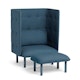 Dark Blue QT Lounge Ottoman,Dark Blue,hi-res