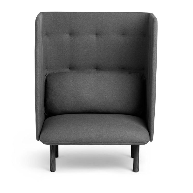 Dark Gray QT Privacy Lounge Chair,Dark Gray,hi-res image number 1.0