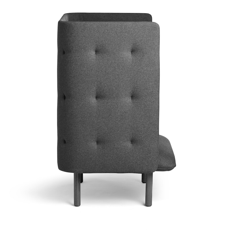 Dark Gray QT Privacy Lounge Chair,Dark Gray,hi-res image number 3