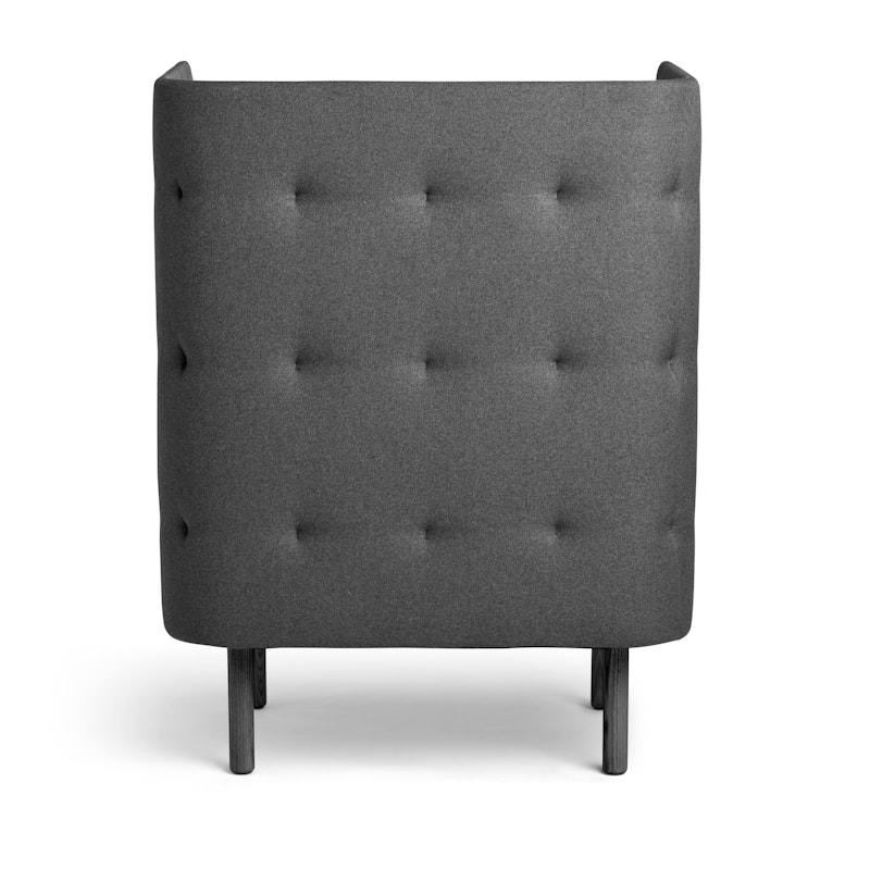 Dark Gray QT Privacy Lounge Chair,Dark Gray,hi-res image number 4